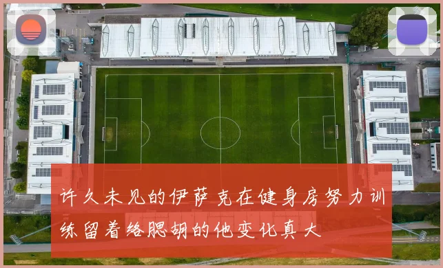 许久未见的伊萨克在健身房努力训练留着络腮胡的他变化真大