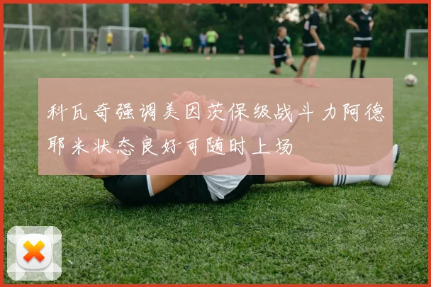 科瓦奇强调美因茨保级战斗力阿德耶米状态良好可随时上场
